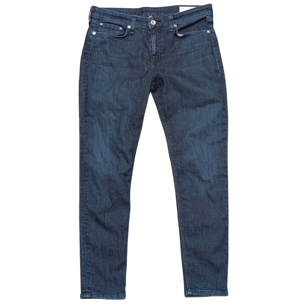 RAG & BONE Jeans Womens 29‎ Cate Mid Rise Skinny Ankle Stretch Dark Denim Pants